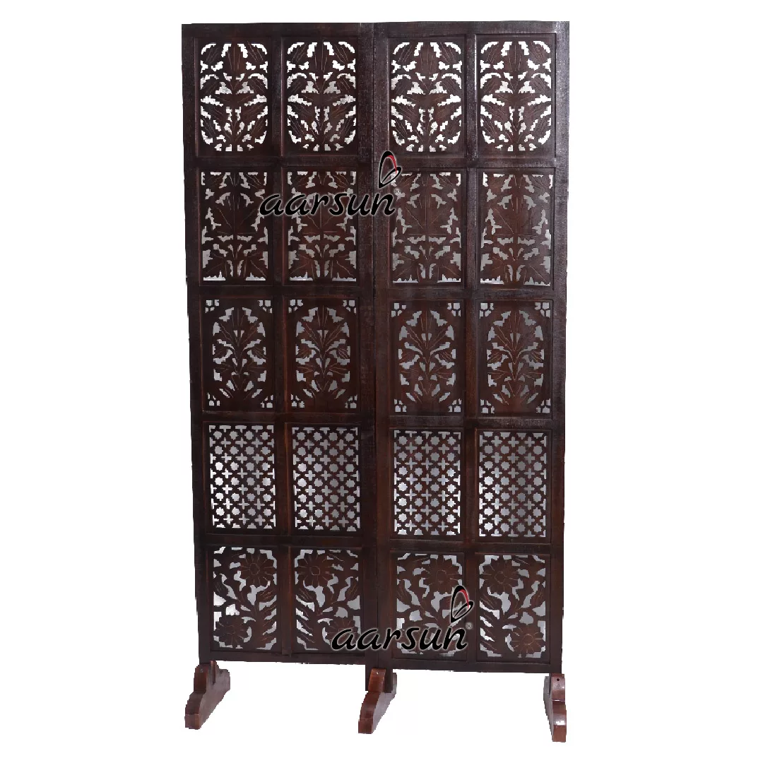 2 Panel Room Separator with Stand view 3