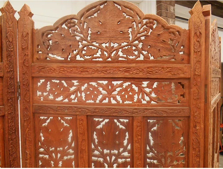 Designer Room Divider in Sheesham Wood view 4