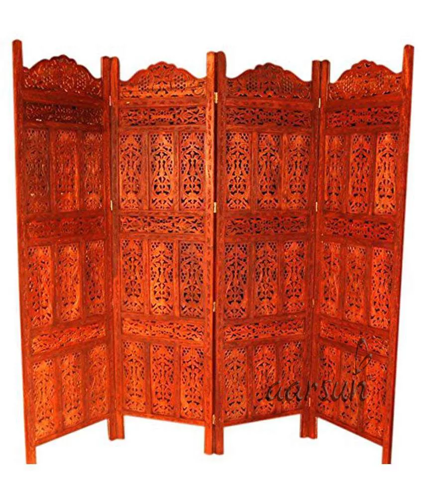 Elegant Room Divider in Sheesham Wood view 3