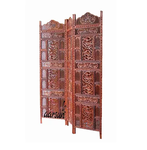 Extensible Partition Screen in Sheesham Wood