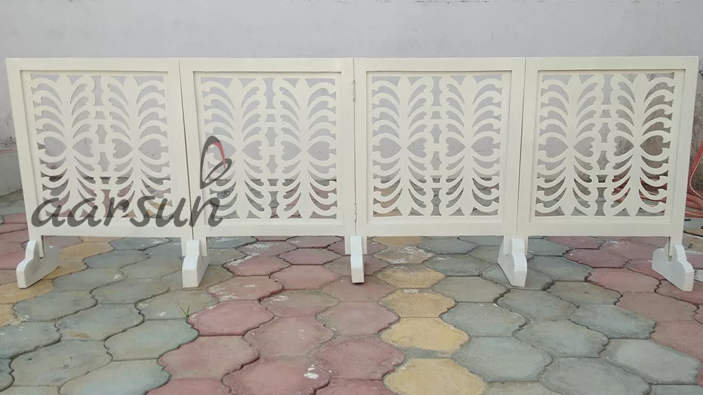 Fire Place Cover Screen (White) view 3