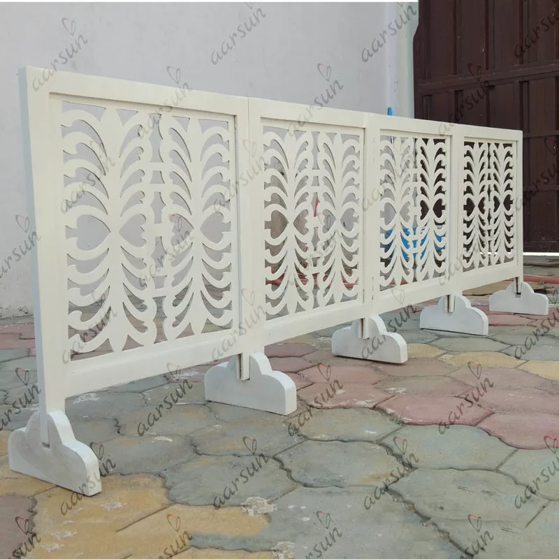Fire Place Cover Screen (White)