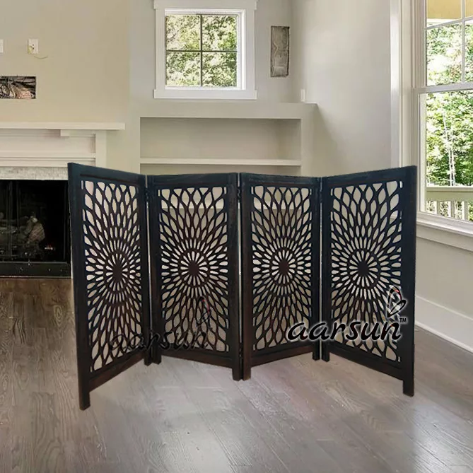 Folding Partition Screen (Brown)