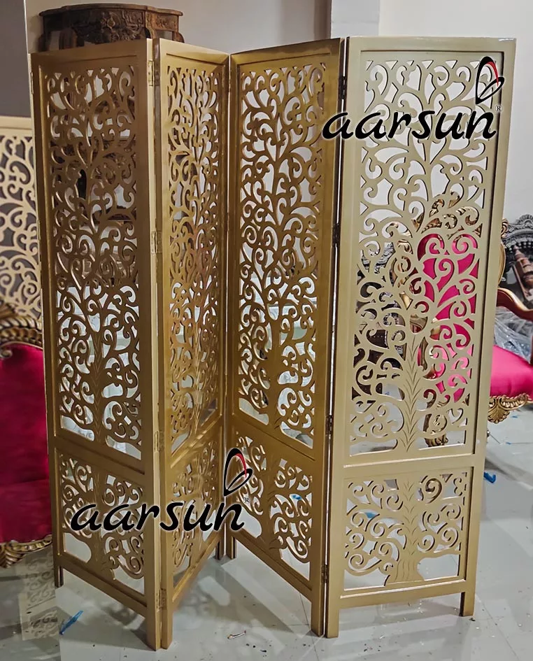 Gold Polish Room Separator / Partition view 3