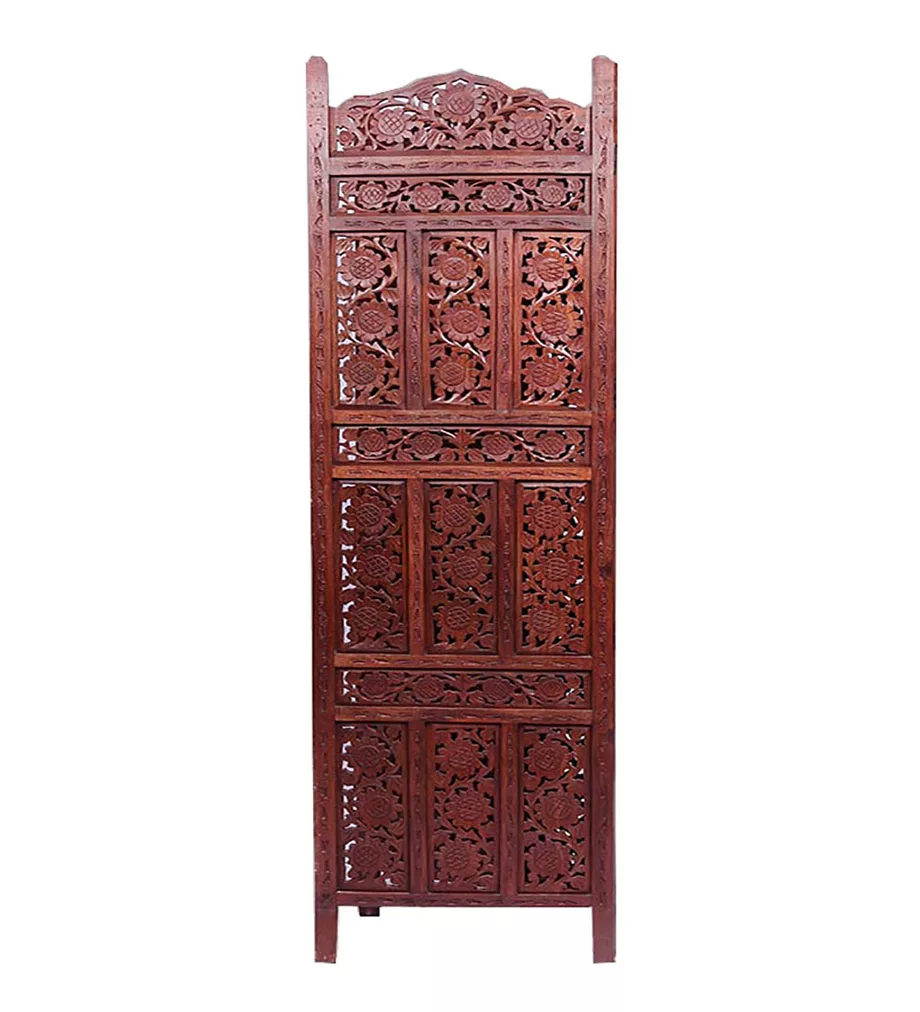 Handmade Designer Room Divider in Sheesham Wood view 4