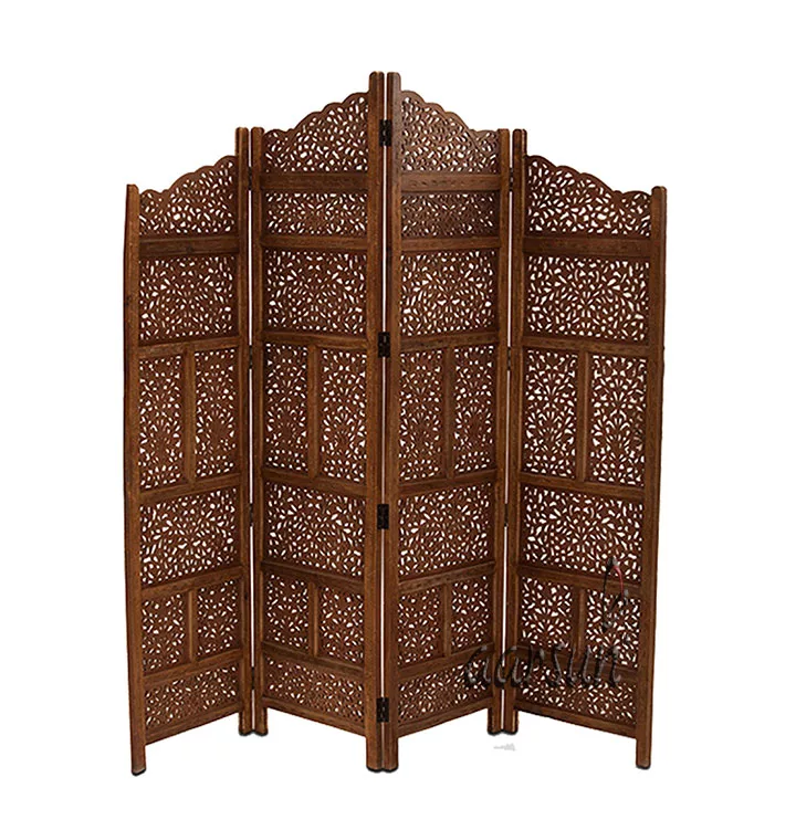 Traditional Wooden Partitions Screen in Sheesham