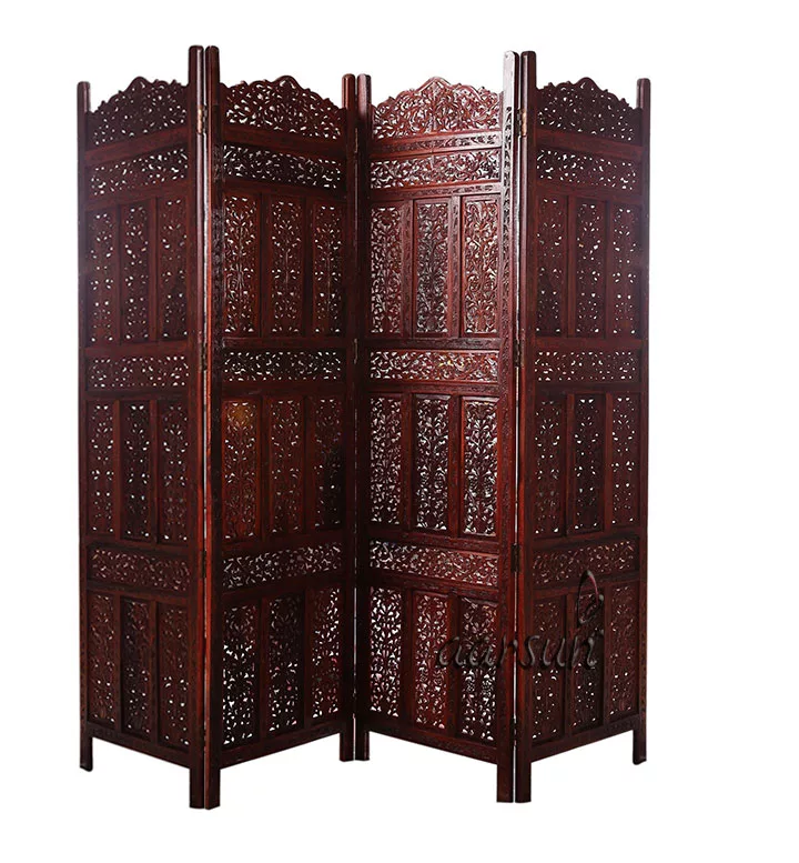 Wooden Handcrafted Partition Screen in Sheesham